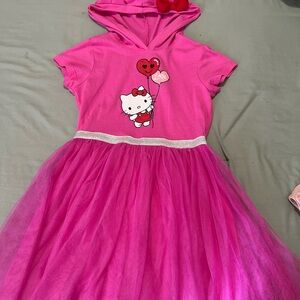 Pink Hello Kitty Dress with Hood
